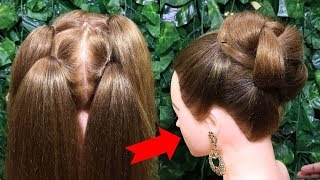 Beautiful Wedding/Party Hairstyles | Easy Hairstyles | Lehanga Hairstyles | Kgs Hairstyles