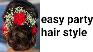 Very Easy And Beautiful Quick Hairstyle For The Party/Wedding/Walima/For The Girls