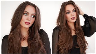 10 Minute Blowout With Straightener | 90S Hair Tutorial