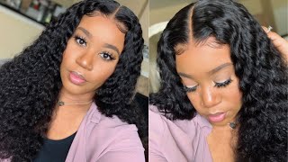 No Bleaching, No Plucking Needed‍♀️‍♀️‍♀️| 13X6 Water Wave Lace Front Wig I Wowafrican