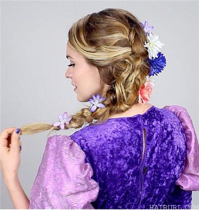 rapunzel hairstyles for Halloween