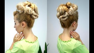 Wedding Hairstyle Heatless Easy And Elegant Bun Updo | Awesome Hairstyles ✔