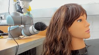 Robotic Hair Brushing