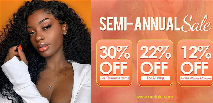 Big Discount Wigs Online: Nadula Mid-Year Promotion