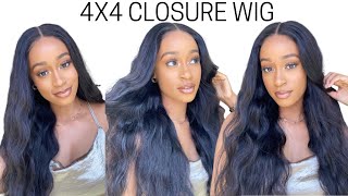 5 Min Bodywave Closure Wig Install! Beginner Friendly Ft Hurela Hair