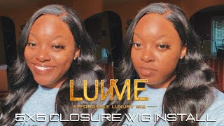 5X5 Closure Wig Install Ft. Luvme Hair | Dominique Imani