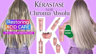 New Kerastase Chroma Absolu Hair Care Tutorial | For All Color-Treated Hair | Add Strength & Shine