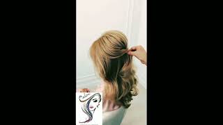 #Sophiabeautition,Amazing Wedding Hairstyle, Perfect Bouncy Hairstyle With Roller,Dramatic Curls,