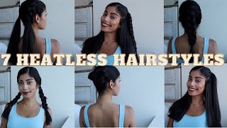 7 Easy Heatless Hairstyles For Summer!