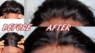 | Lace Frontal | How To Pluck/Customize To 100% Natural Looking | Abbyliciouz