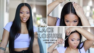 No More Frontal!!! How To Make A 6*6 Closure Look Like Frontal | Asteria Hair
