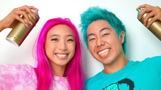 Extreme $4,000 Colorful Hair Dye Challenge!
