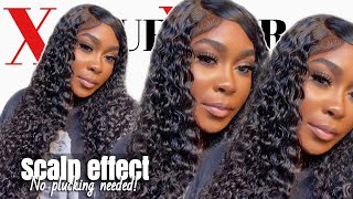 Best 5X5 Curly Closure Ever! | Absolutely No Glue / Spray Needed | No Plucking | Unice Hair