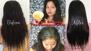 रूखे और बेजान बालों के लिए घरेलू उपचार | Best Hair Treatment For Dry Damaged Hair | Shiny, Soft Hair