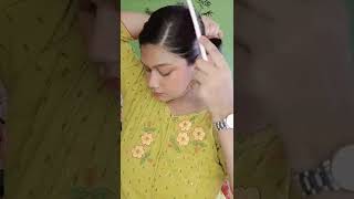 Simple Hair Style Just 2 Min #Short #Viral #Hairstyle