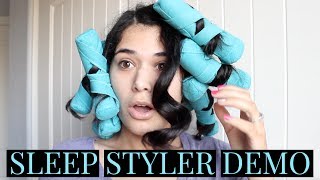 Sleep Styler Demo | Heatless Overnight Curls