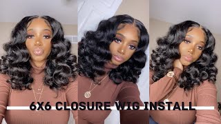 6X6 Closure Wig Install Ft. Tinashe Hair | Jerianna Je'Nae