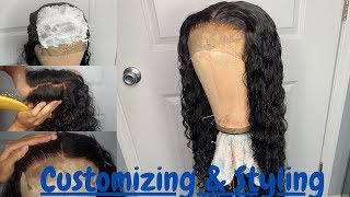 Bleaching, Plucking & Styling 5X5 Deep Wave Wig | Alipearl Hair