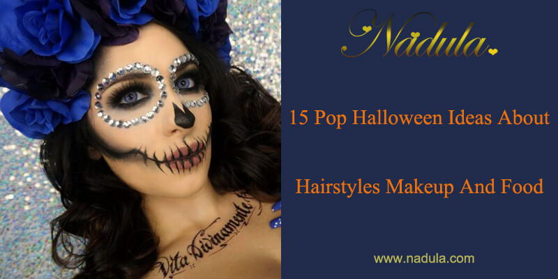 15 Pop Halloween Hairstyles , Halloween Makeup And Food