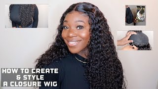 How To Make & Install A Closure Wig *Very Detailed From Start To Finish* | Alipearl Hair