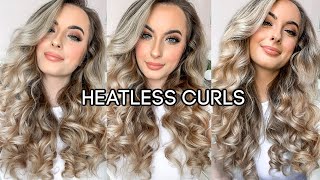 Voluminous Heatless Curls Overnight | Beauty Hack You Need To Know
