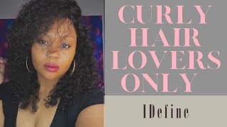 Deep Curly Lace Wig | No Plucking | No Bleaching |  Beginner Friendly | Initial Review Idefine Wigs