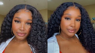 Beginner Friendly The Best Curly 5X5 Hd Closure Wig Install  | Unice Hair
