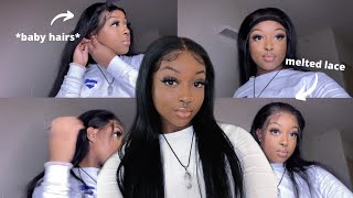 In-Depth 13X6 Frontal Wig Install For Beginners | Ft. Hc Hair Amazon
