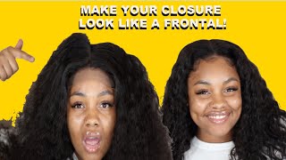 6X6 Closure For Beginners Ft. Tinashe Hair | Minimal Plucking