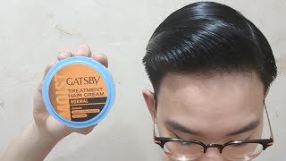Gatsby Treatment Hair Cream Review
