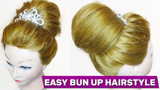 Easy Bun Wedding Hairstyle Tutorial | Hairstyles Hacks And Tricks