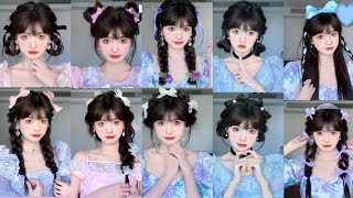 Which Style You Like The Most❓Cute Hairstyle Tutorial Korean Style For Girls