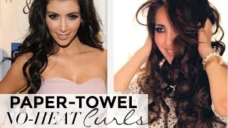 ★ No-Heat Curls With "Paper-Towels" | Cute Hairstyles