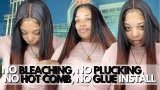 Hairstylist Shows You How To Lay A Wig No Plucking, No Bleaching, No Hot Comb, No Lace Glue Install