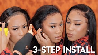 Best Hd Lace Wig Install For Beginners | No Plucking, No Bleaching & No Glue