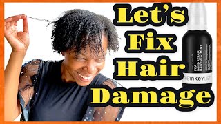 Fix Hair Damage W/ The Inkey List Pca Bond Repair Hair Treatment | Repair Damged Natutal Hair Review