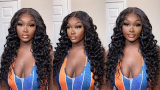 Most Summer Vibes Style? Hd Lace Closure Deep Wave Wig | Ft Unice Hair