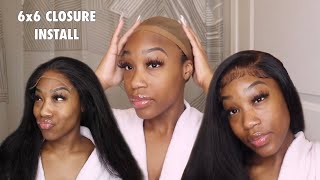 Start To Finish: Seamless 6X6 Closure Wig Install  (Extreme Meltdown‼️) Ft. Wiggins Hair |Tay Ming