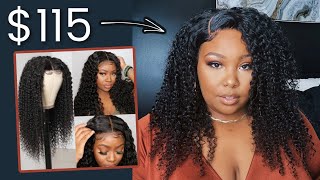 The Best Affordable Curly Wig! No Glue, No Plucking | Junodawig