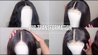 0-100 Wig Transformation ✅Plucking + Stying! | Toldbyashley
