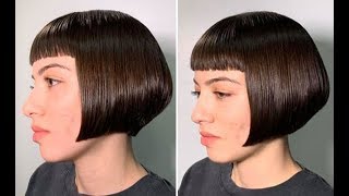 How To: Cut A Graduated Bob Haircut - Layered Bob Haircut Tutorial