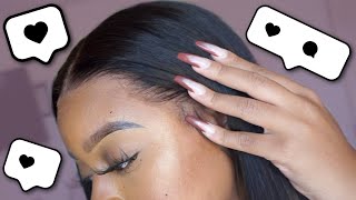 Bomb Preplucked Wig For Beginners! No Work Needed! +Highlights In 1O Seconds! Ft. Royal Me