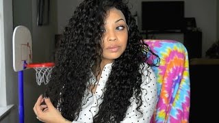 Buylacewigs.Com 24" Curly Human Full Lace Wig Show&Tell - First Impression