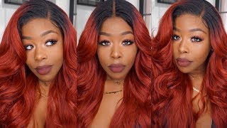 2019  Outre Double Vixen Lace Wig "Kristia" Pre-Plucked With Baby Hairs, Versatile Styling