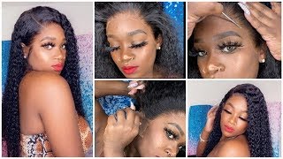 Salons Are Closed| Diy Pre-Plucked Curly Lace Wig Install |Step By Step Detailed| Divaswigs✨
