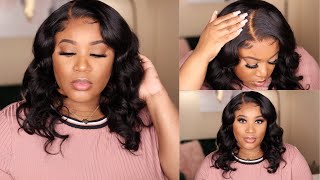 Crystal Invisible Lace??? I Sophisticated Look, Wavy 5X5 Closure Wig I Divaswigs