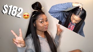 Affordable Brazilian Bodywave Pre Plucked Lace Front Wig | Ft Alipearl Hair
