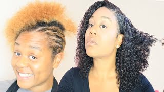 Fake Scalp +Extra Diamond Lace! Water Wave Lace Front Wig Install! Fea. Afsisterwig Co.