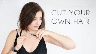 How To Cut Your Own Hair - Blunt Bob