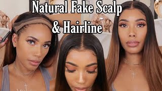 No Skills Needed Perfect Fake Scalp For Natural Hairline Method Step By Step Ft. Myfirstwig